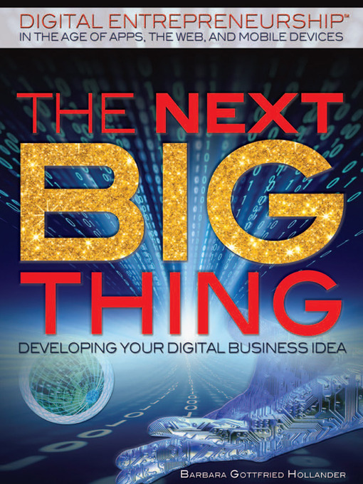 Title details for The Next Big Thing by Barbara Gottfried Hollander - Available